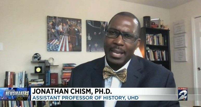 Newsmakers Interview with Jonathan Chism assistant professor of Houston at University-Houston Downtown